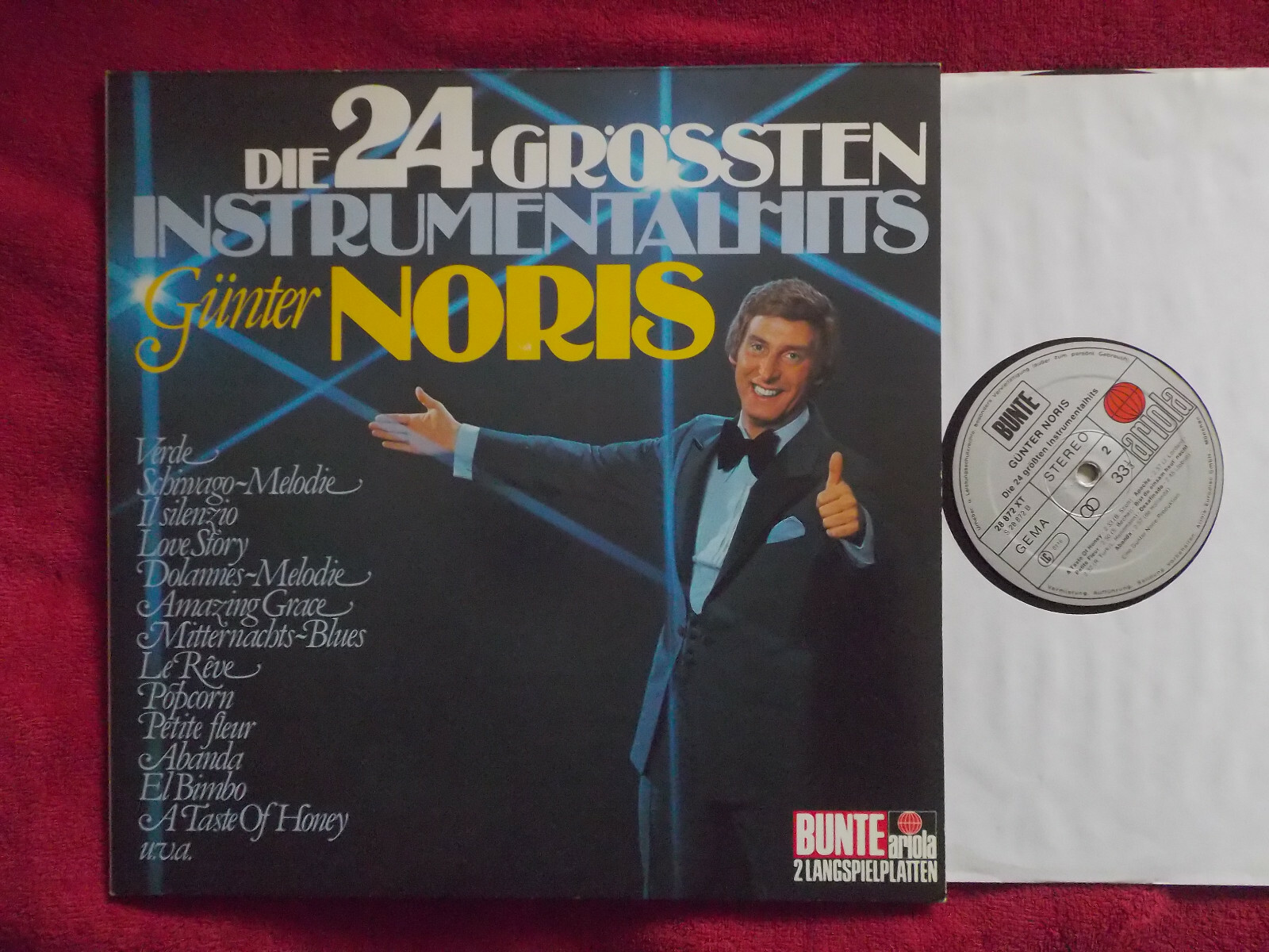 Günter Noris – Die 24 größten Instrumentalhits – Doppel-LP