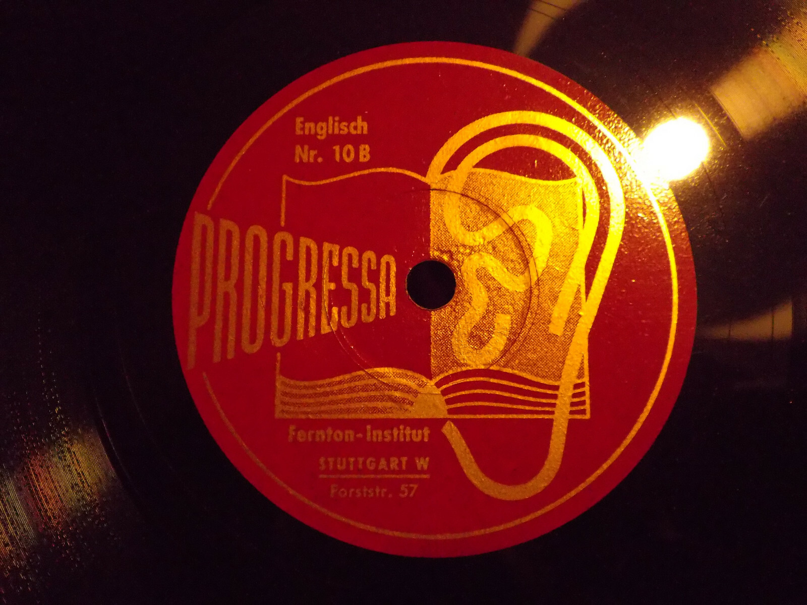 Englisch 8–12 – Fernton-Institut | Progressa Records, Schellack, Bild 7