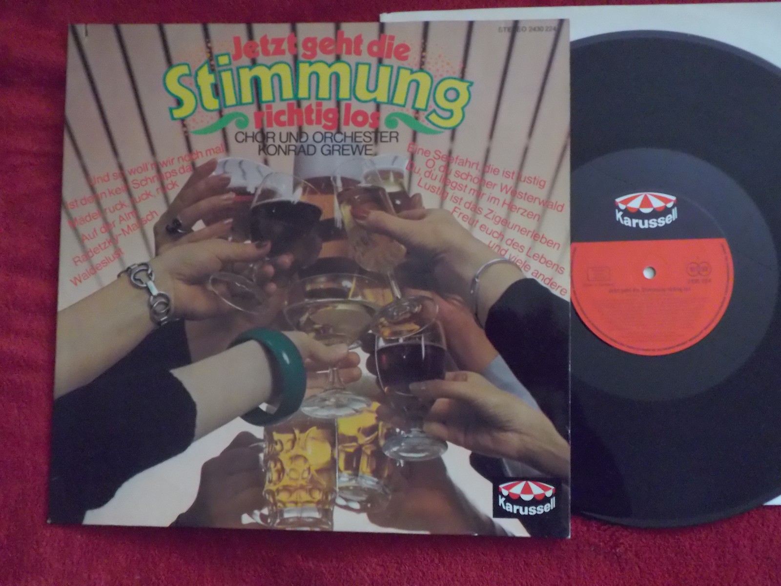 Chor und Orchester Konrad Grewe – Jetzt geht die Stimmung richtig los (LP)