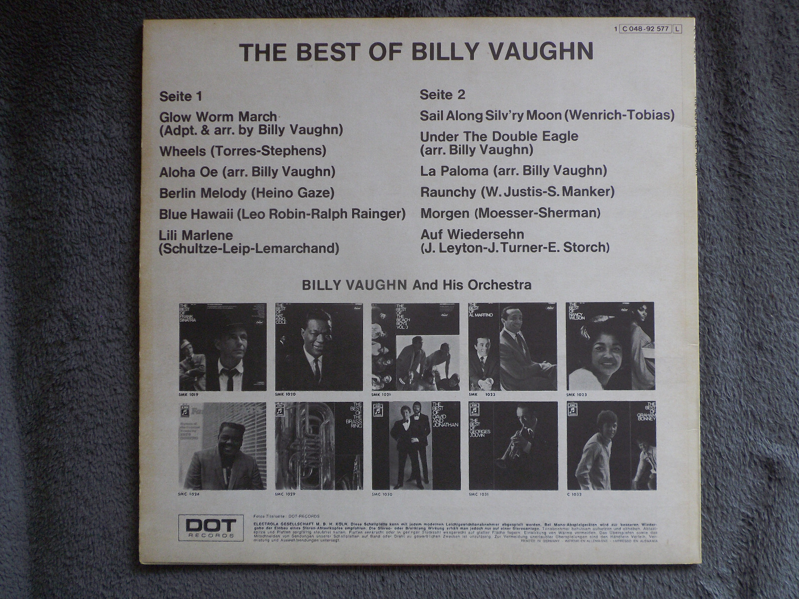 Billy Vaughn – The Best of Billy Vaughn | Dot Records LP, Bild 2