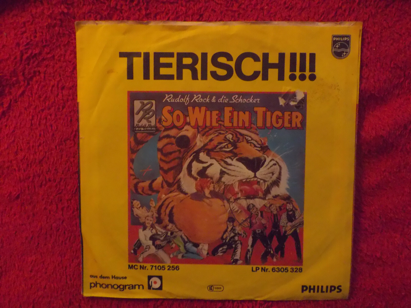 Rudolf Rock & die Schocker – Tiger / Yakety yak | Philips Records 6003 616, Single, Bild 3