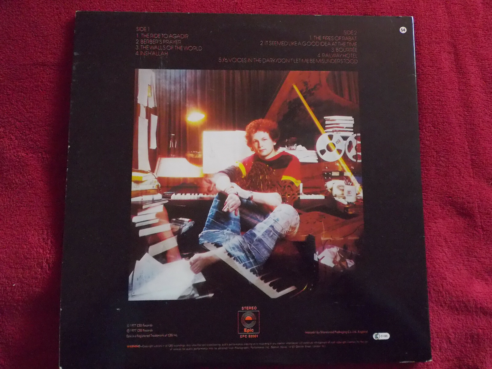 Mike Batt – Schizophonia (Epic Records, S EPC 82001), Bild 3