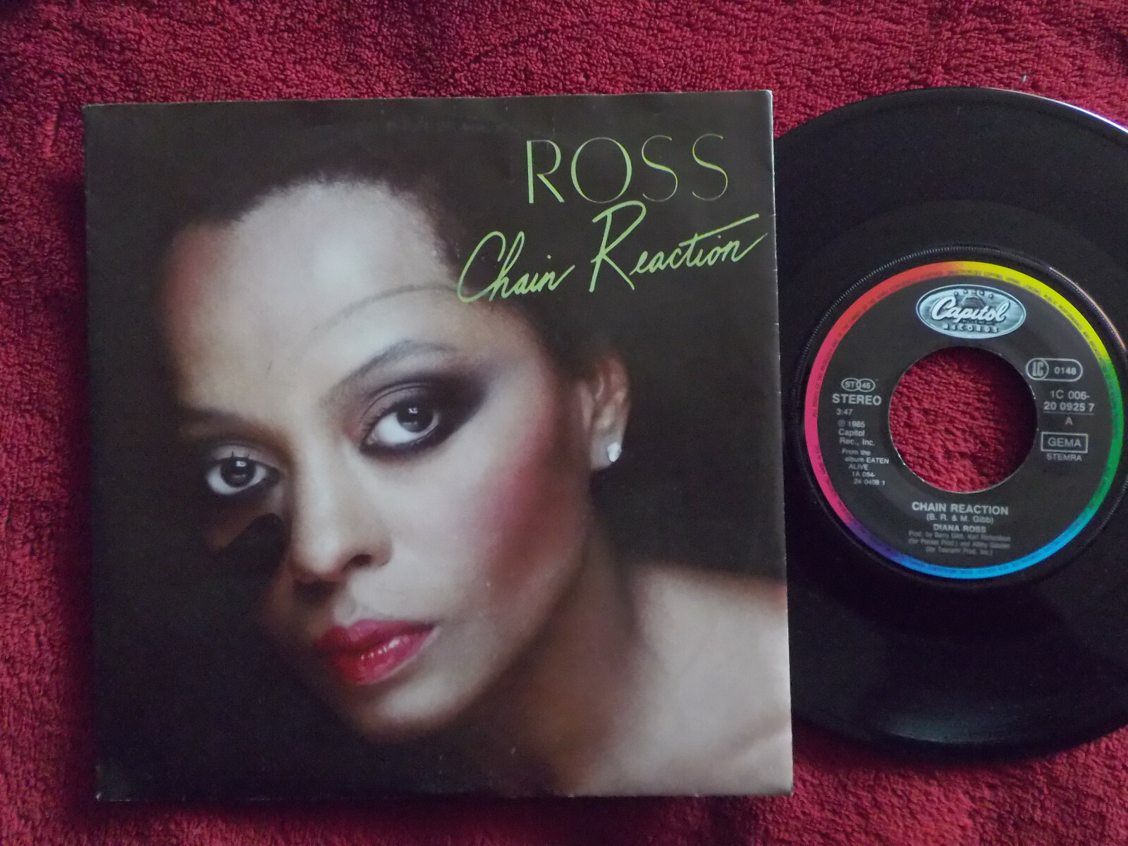 Diana Ross – Chain Reaction / More and More – Capitol Records, 1985