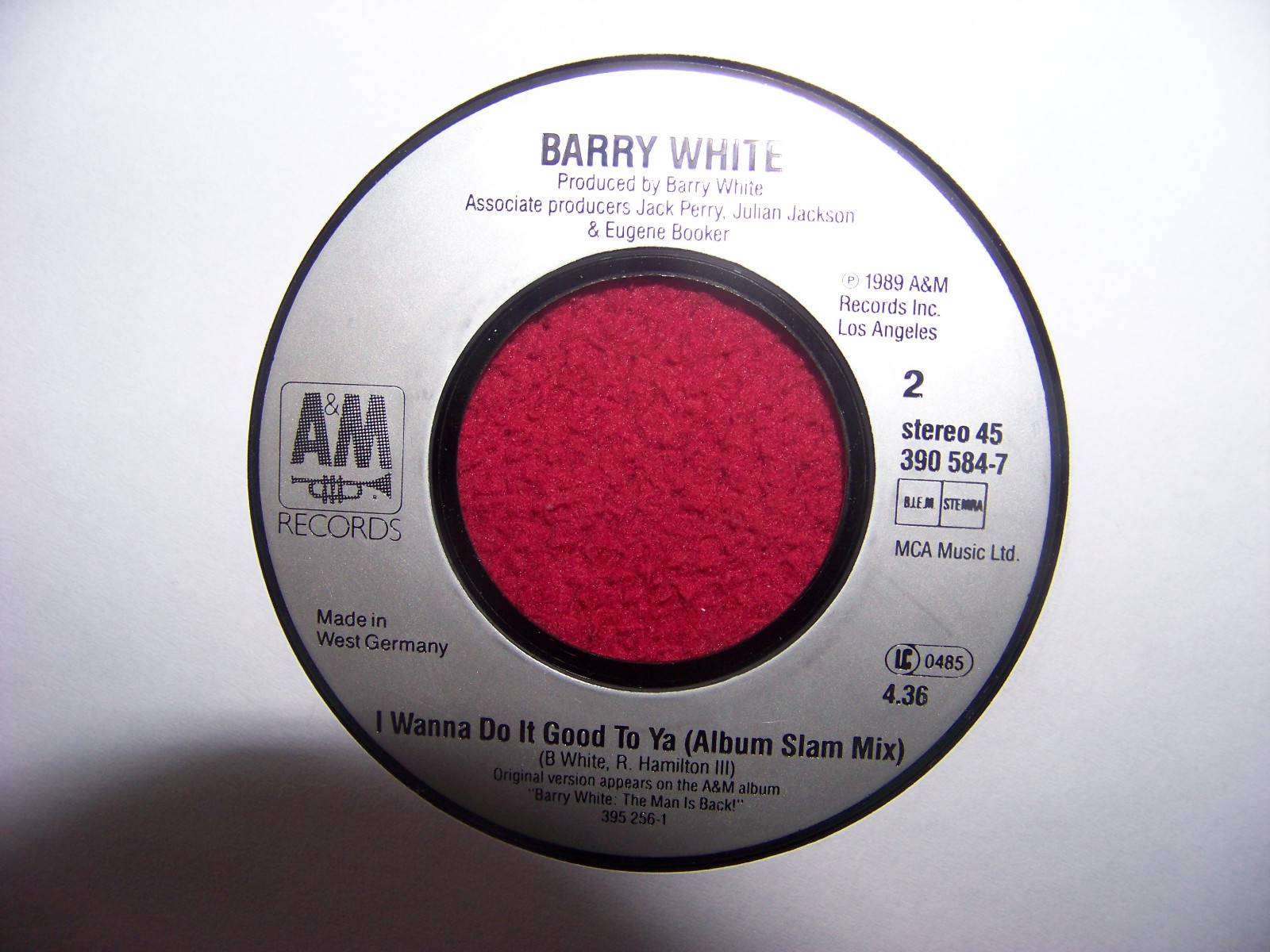 Barry White – I wanna do it good to ya (Single, 1989), Bild 2