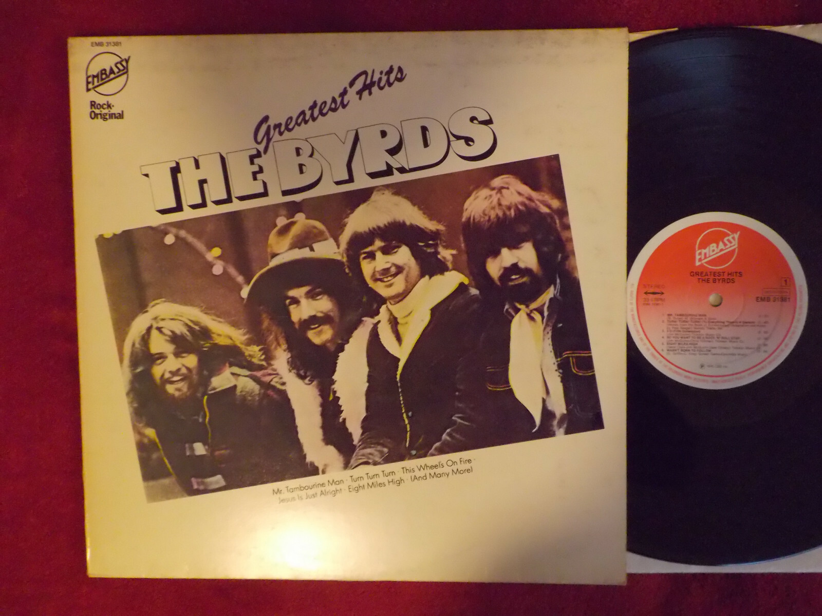The Byrds – Greatest Hits (Embassy, LP, Niederlande, 1976)