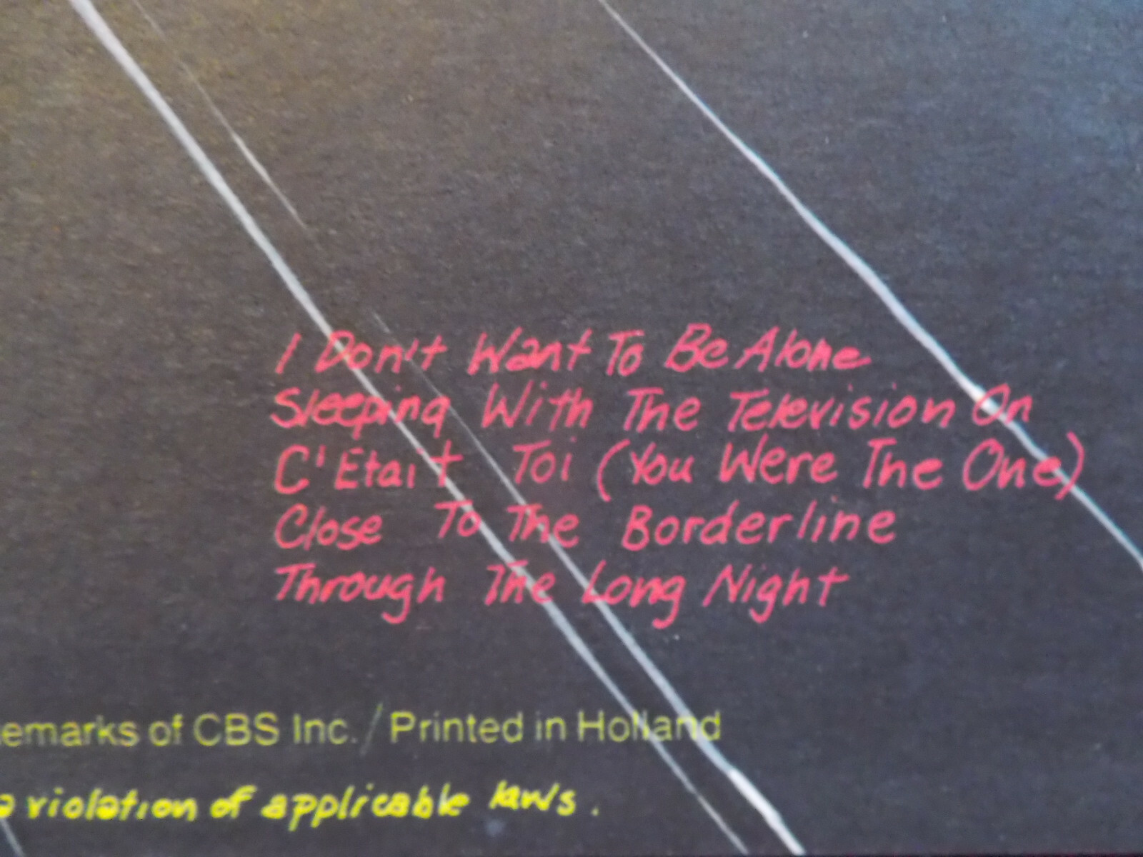 Billy Joel – Glass Houses (CBS, Niederlande, 1980), Bild 4