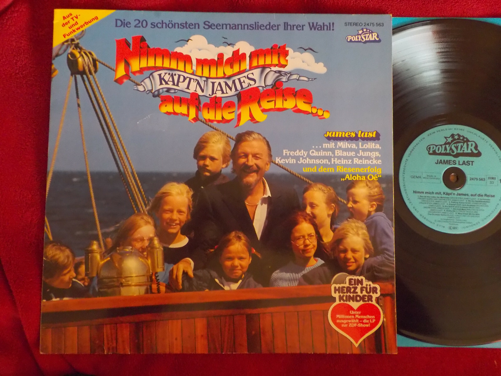 James Last – Nimm mich mit Käpt´n James auf die Reise (LP, Polystar Records, 1982)