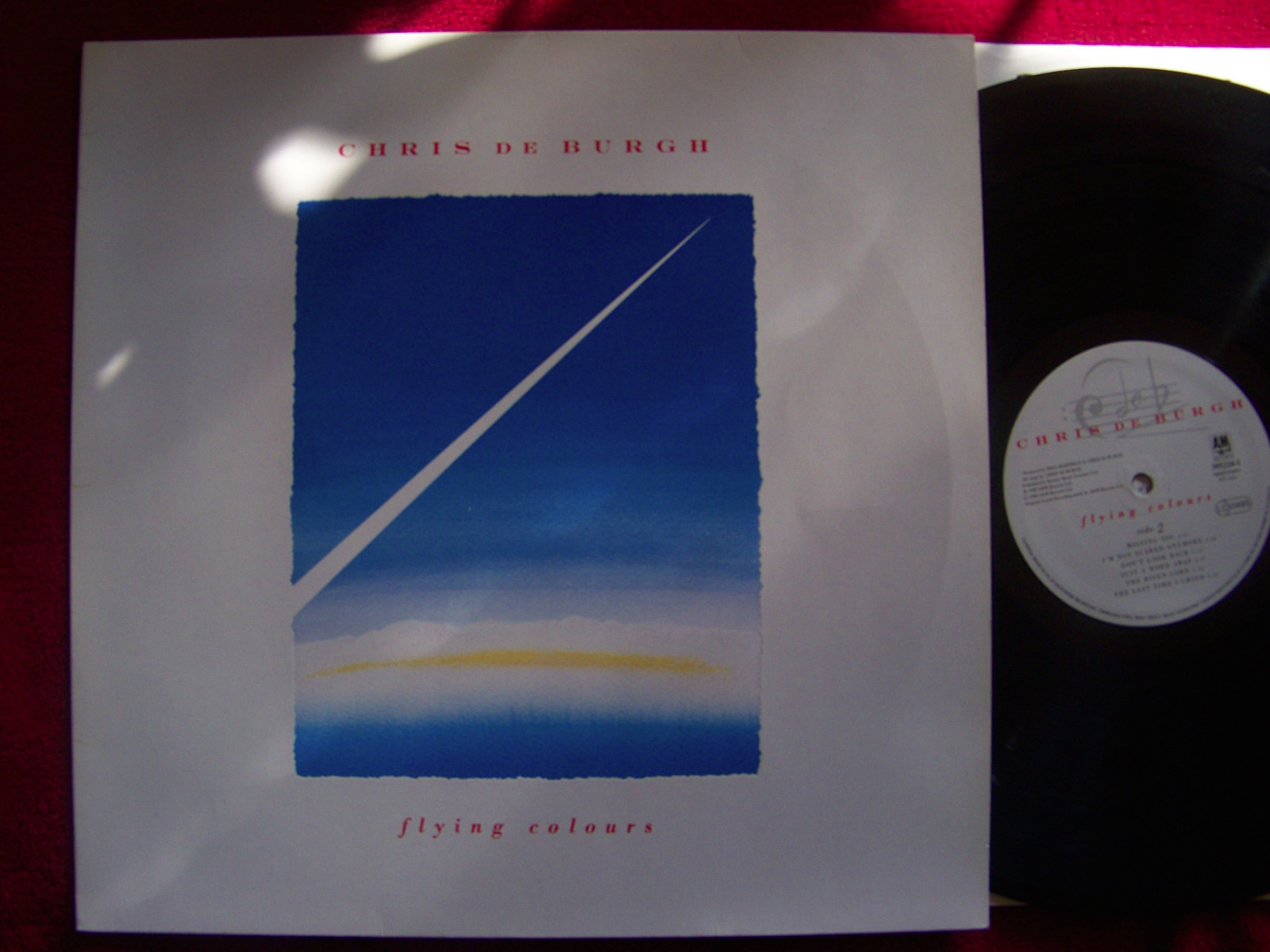 Chris De Burgh – Flying Colours (LP, A&M Records, 395224-1)