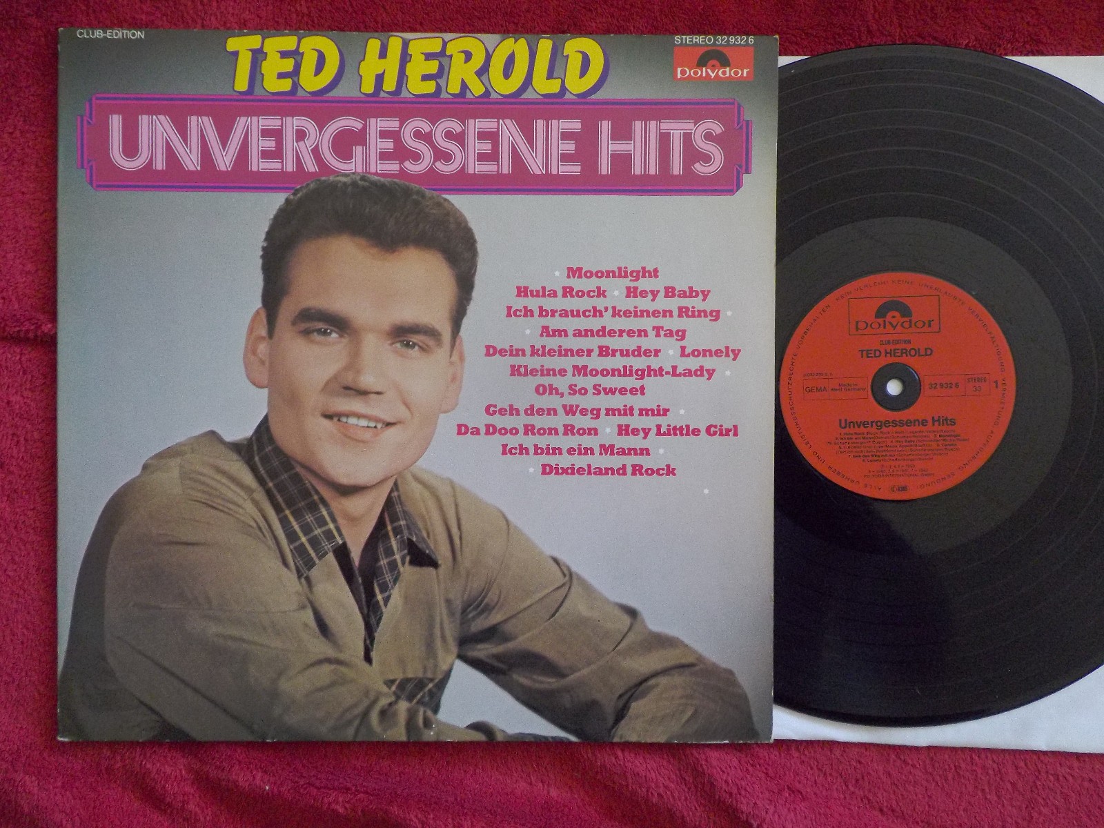 Ted Herold – Unvergessene Hits (Polydor Records, LP)
