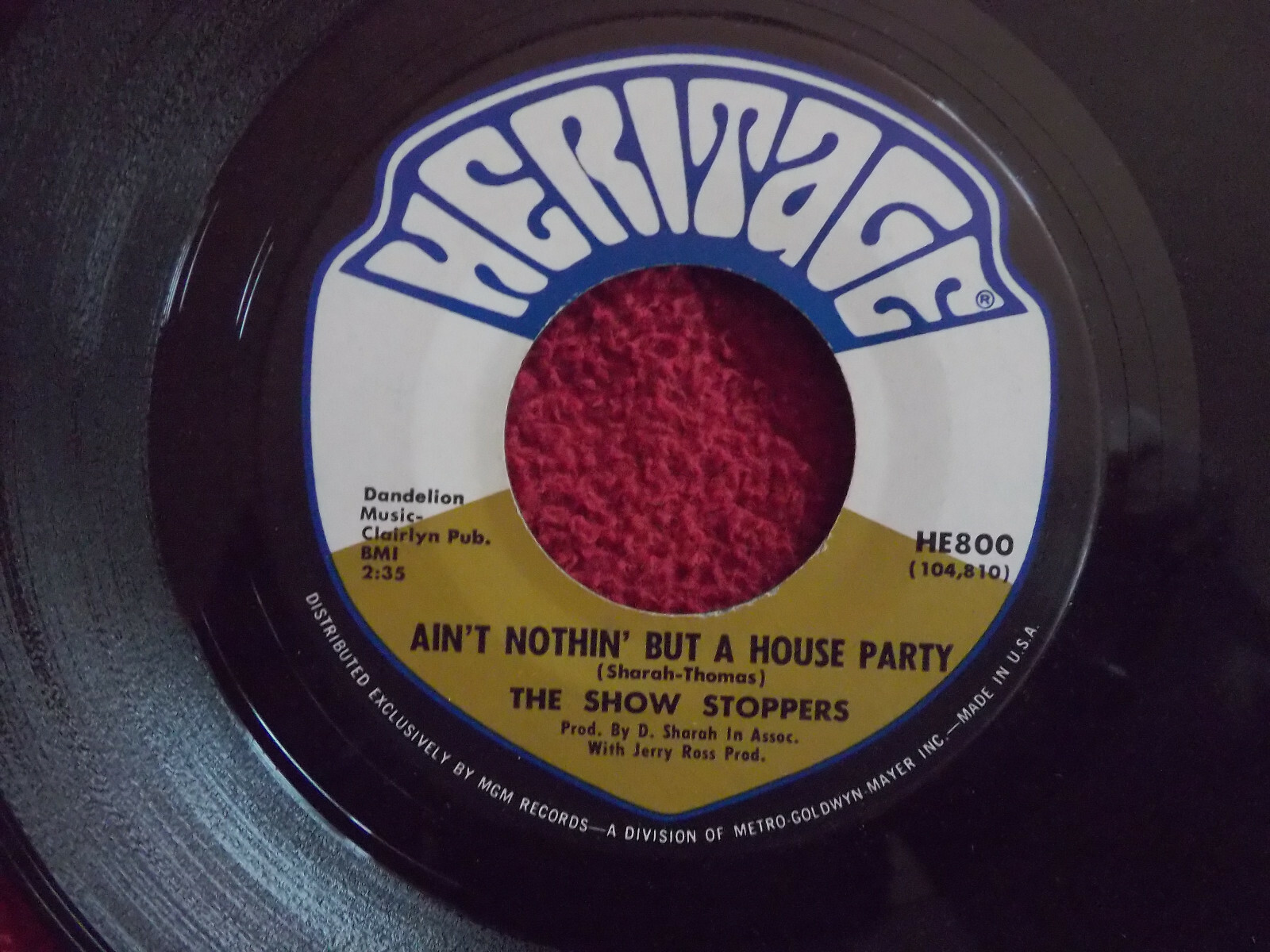 The Show Stoppers – Ain´t Nothing but a House Party / What Can Man Do (US 45)