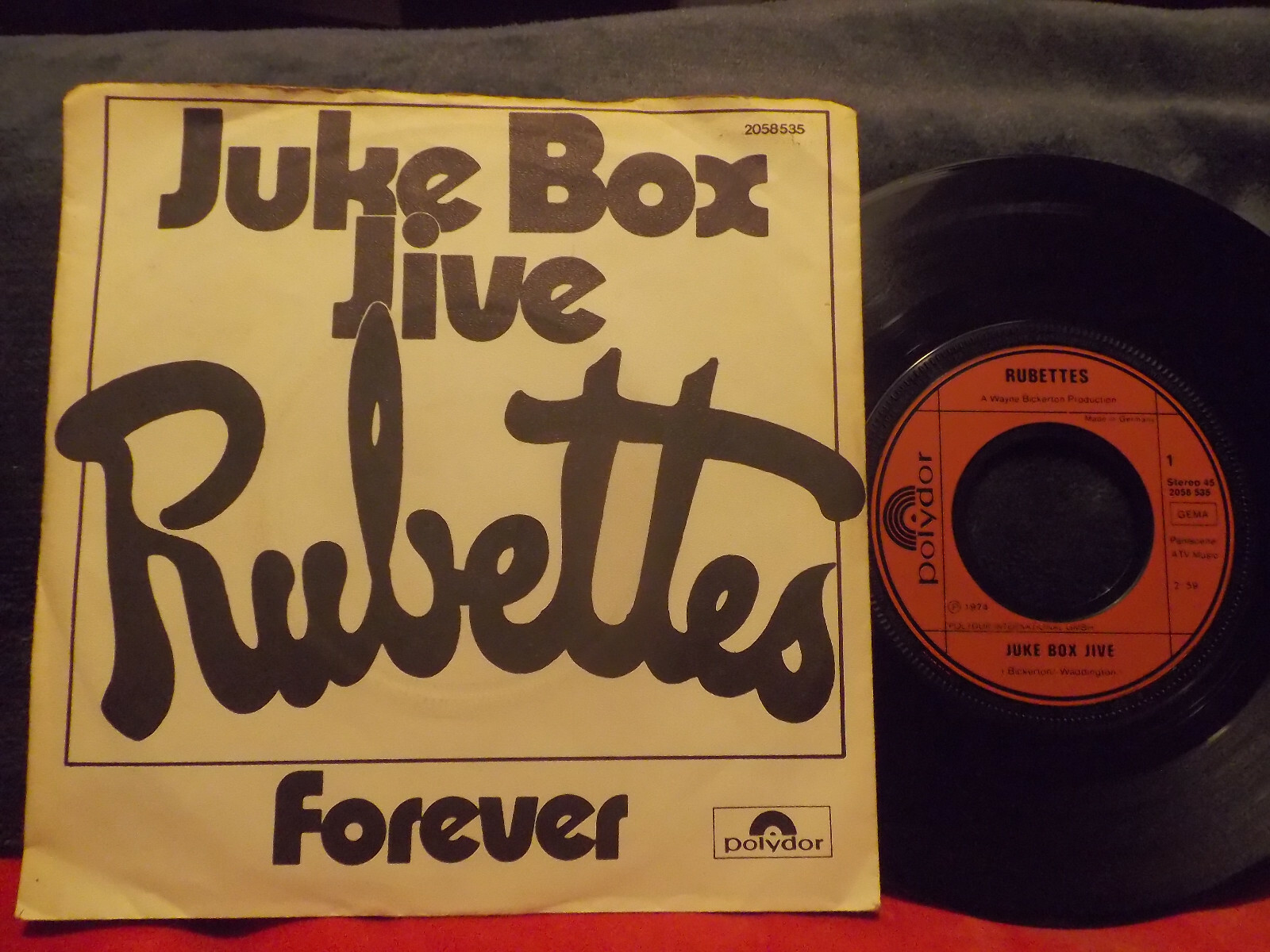 The Rubettes – Juke Box Jive / Forever (Polydor, 1974)