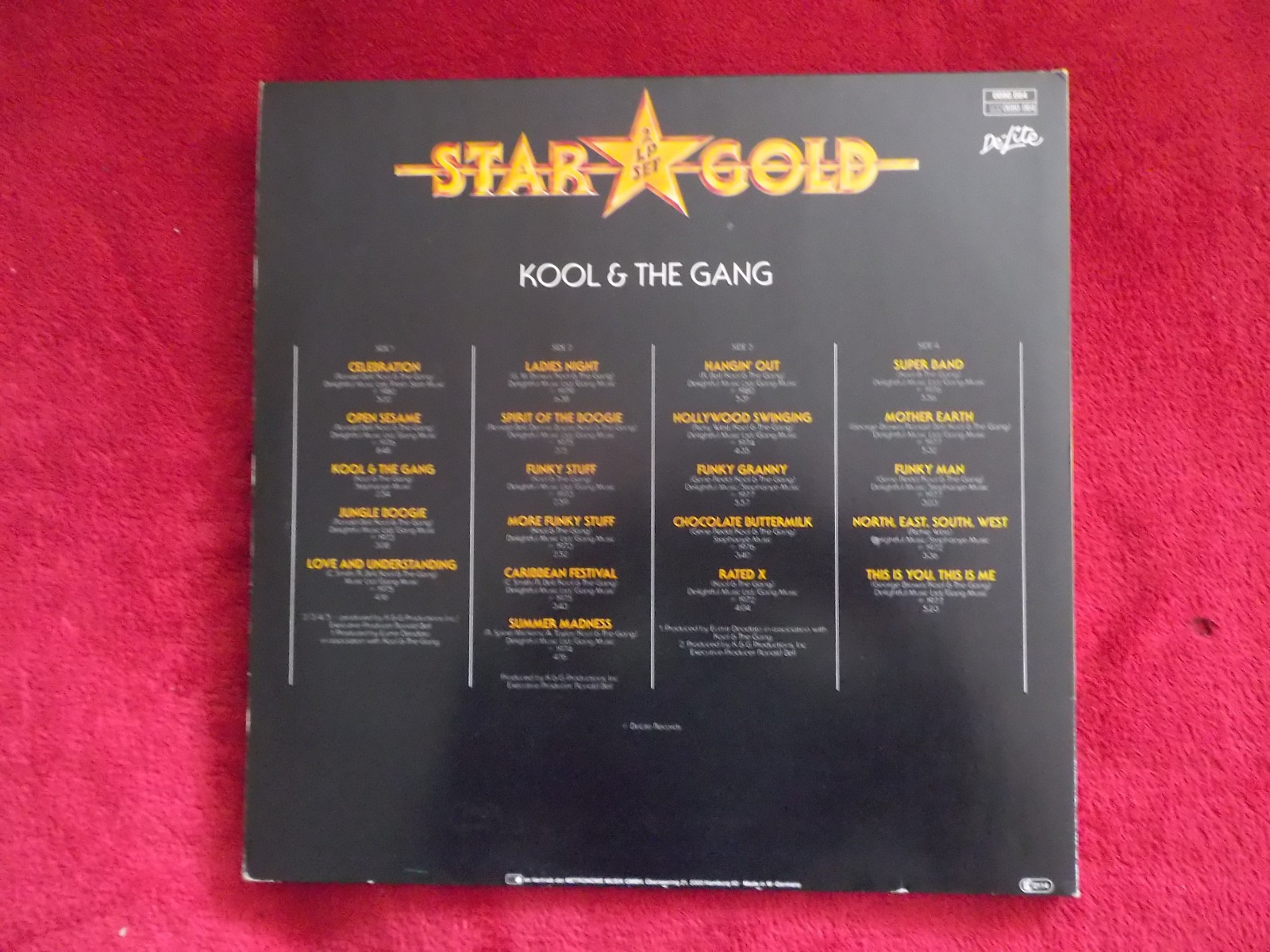 Kool & The Gang – Star Gold (De-Lite Records, D-LP, 1981), Bild 3