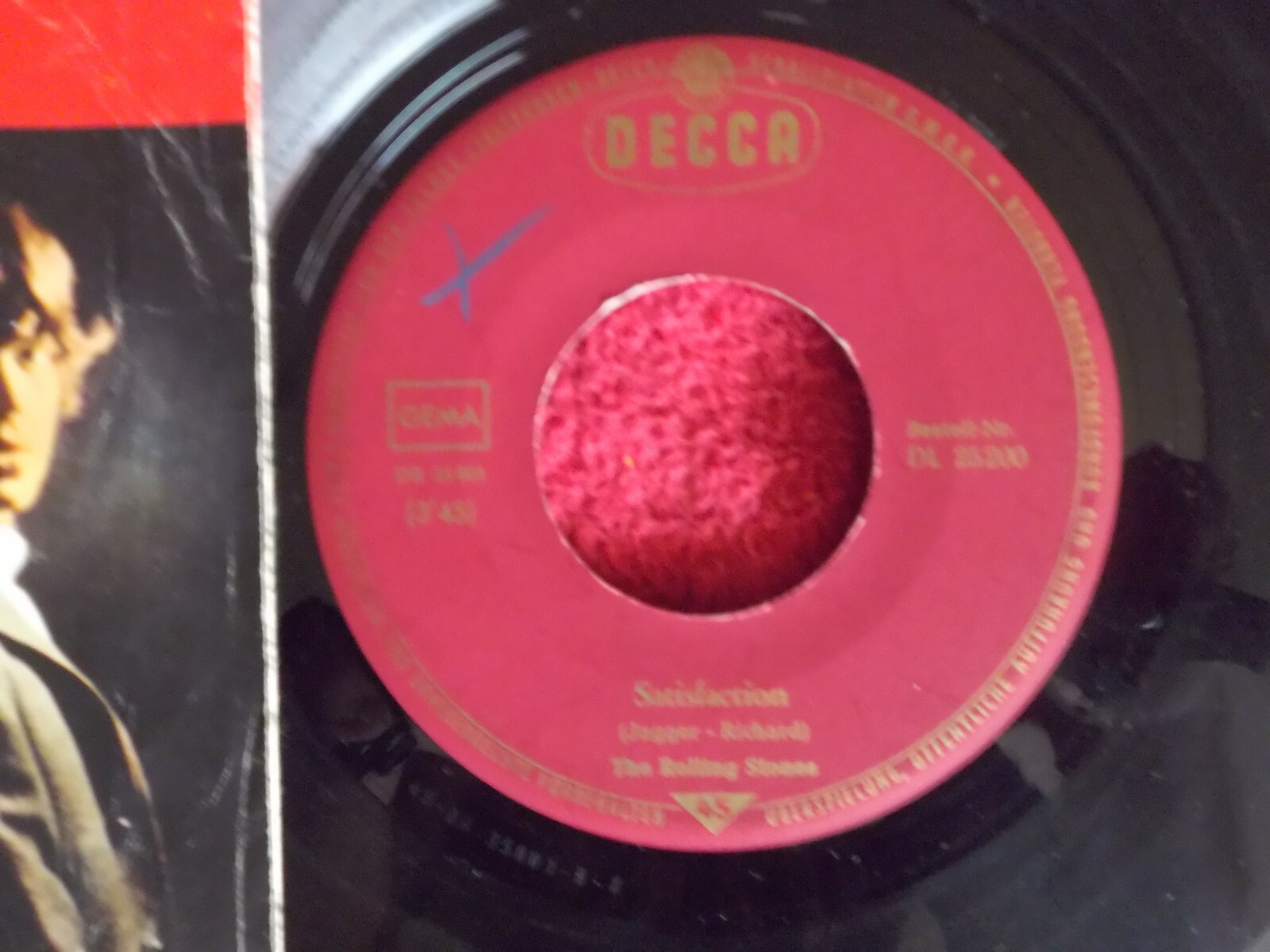 The Rolling Stones – Satisfaction / The Under Assistant West Coast Promotion Man – Decca, Bild 2