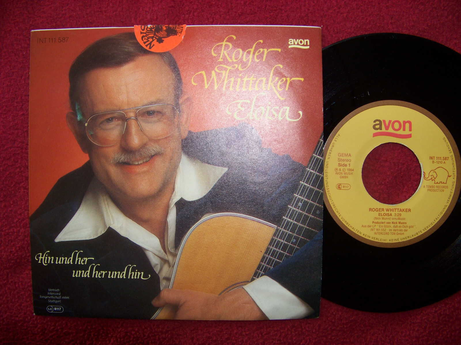 Roger Whittaker – Eloisa / Hin und her und her und hin (7″-Single, 1984)