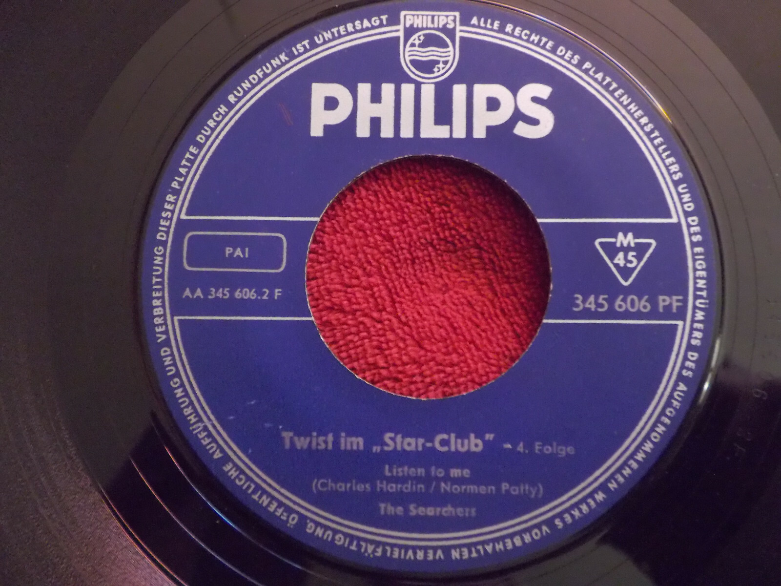 The Searchers – Sweets for my sweet / Listen to me – Philips 45er Single, Bild 2