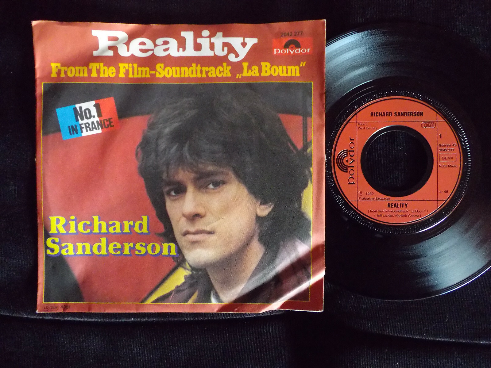 Richard Sanderson – Reality / Gotta Get a Move On – Polydor 7″-Single, 1980