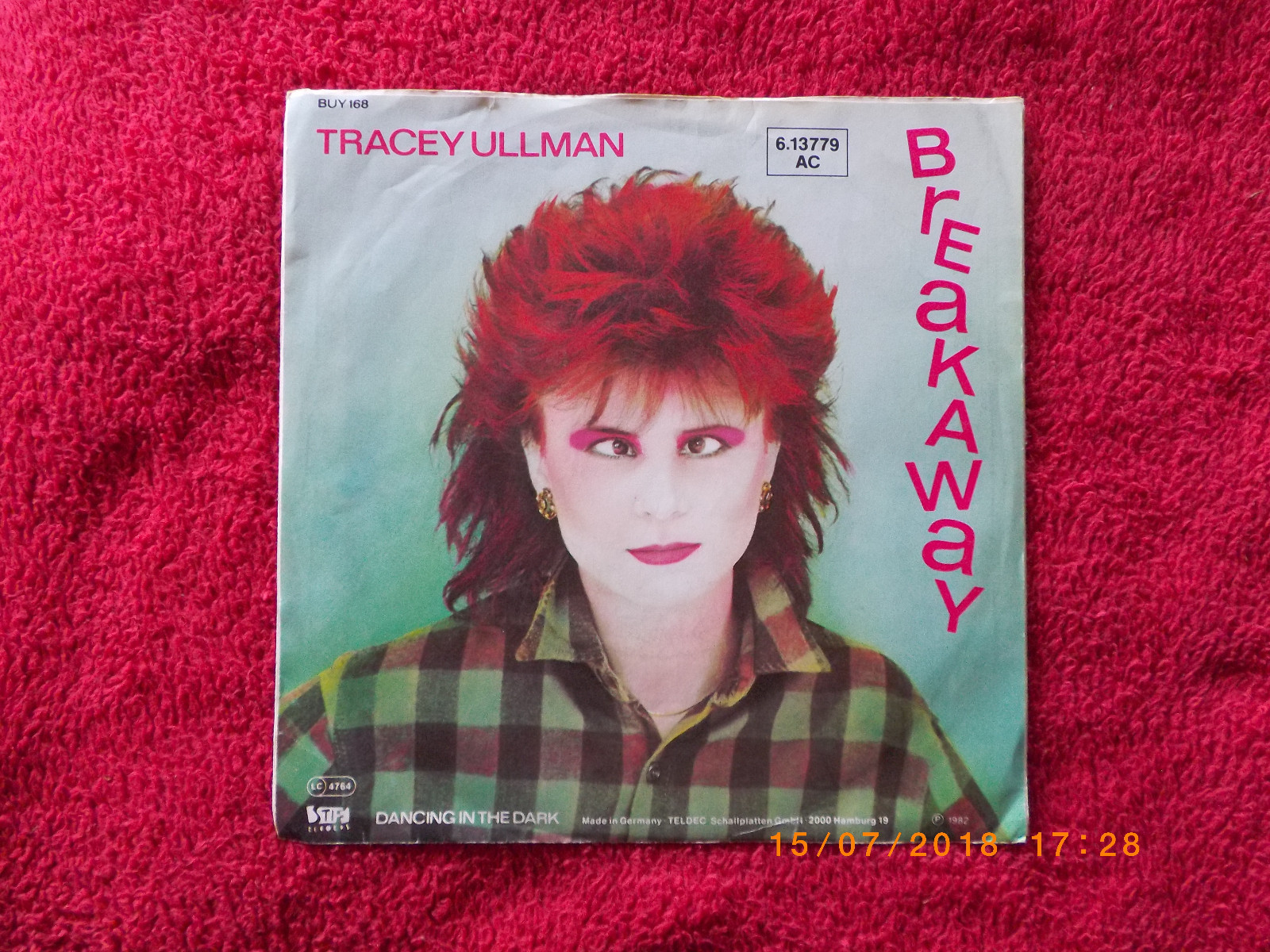 Tracey Ullman – Breakaway / Dancing in the dark (7-Inch-Single), Bild 2