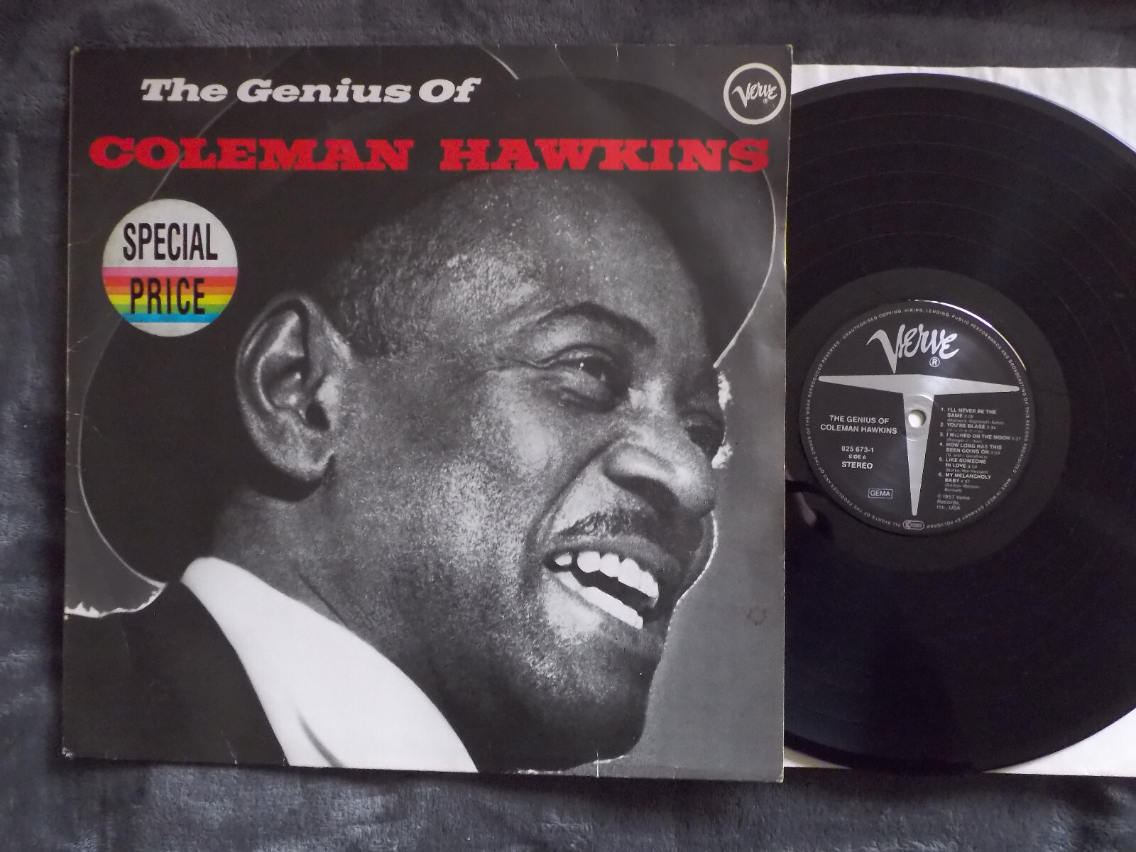 Coleman Hawkins – The Genius of Coleman Hawkins | Verve LP, RE