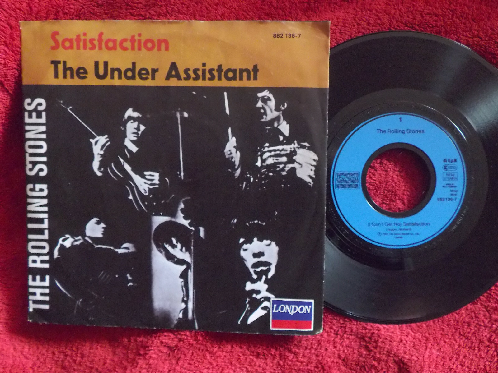 The Rolling Stones – Satisfaction / The under assistant west coast promotion man | deutsche London-Single