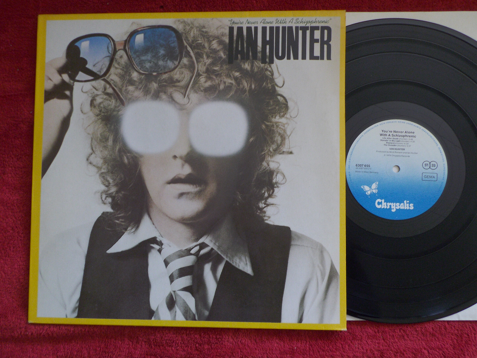 Ian Hunter – You’re Never Alone with a Schizophrenic | LP, Chrysalis, 1979