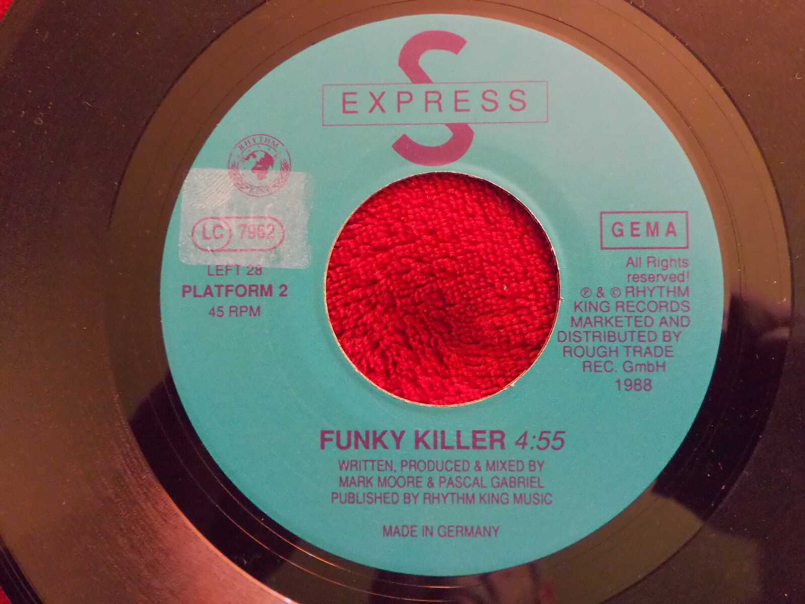 S´Express – Superfly guy / Funky killer (7″-Single), Bild 2