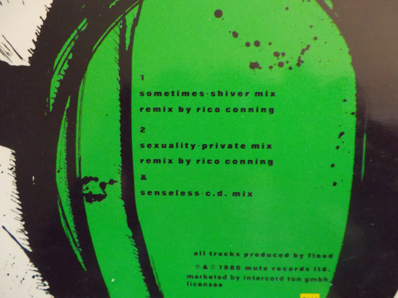 Erasure – Sometimes (Shiver Mix) / Sexuality (Private Mix) + Senseless (C.D. Mix) | Maxi-Single, Bild 3