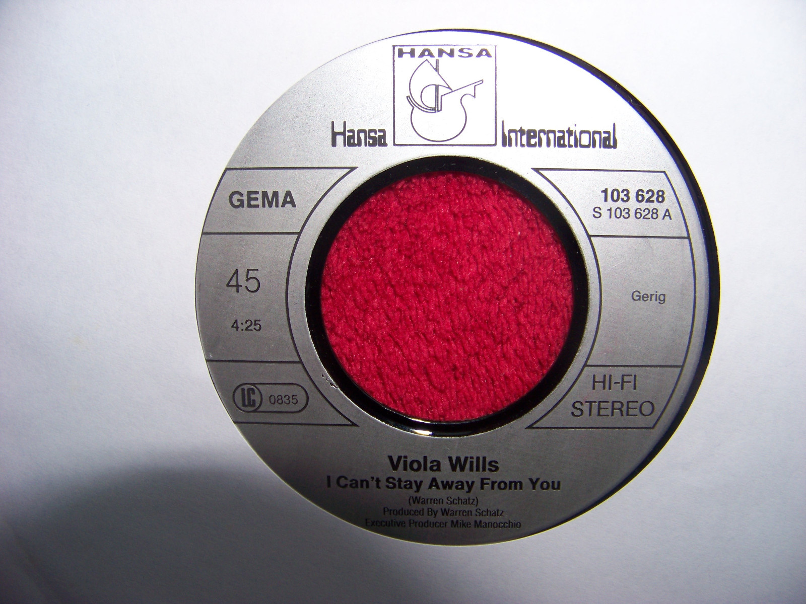 Viola Wills – I can´t stay away from you / If you leave me now (Hansa, Single)