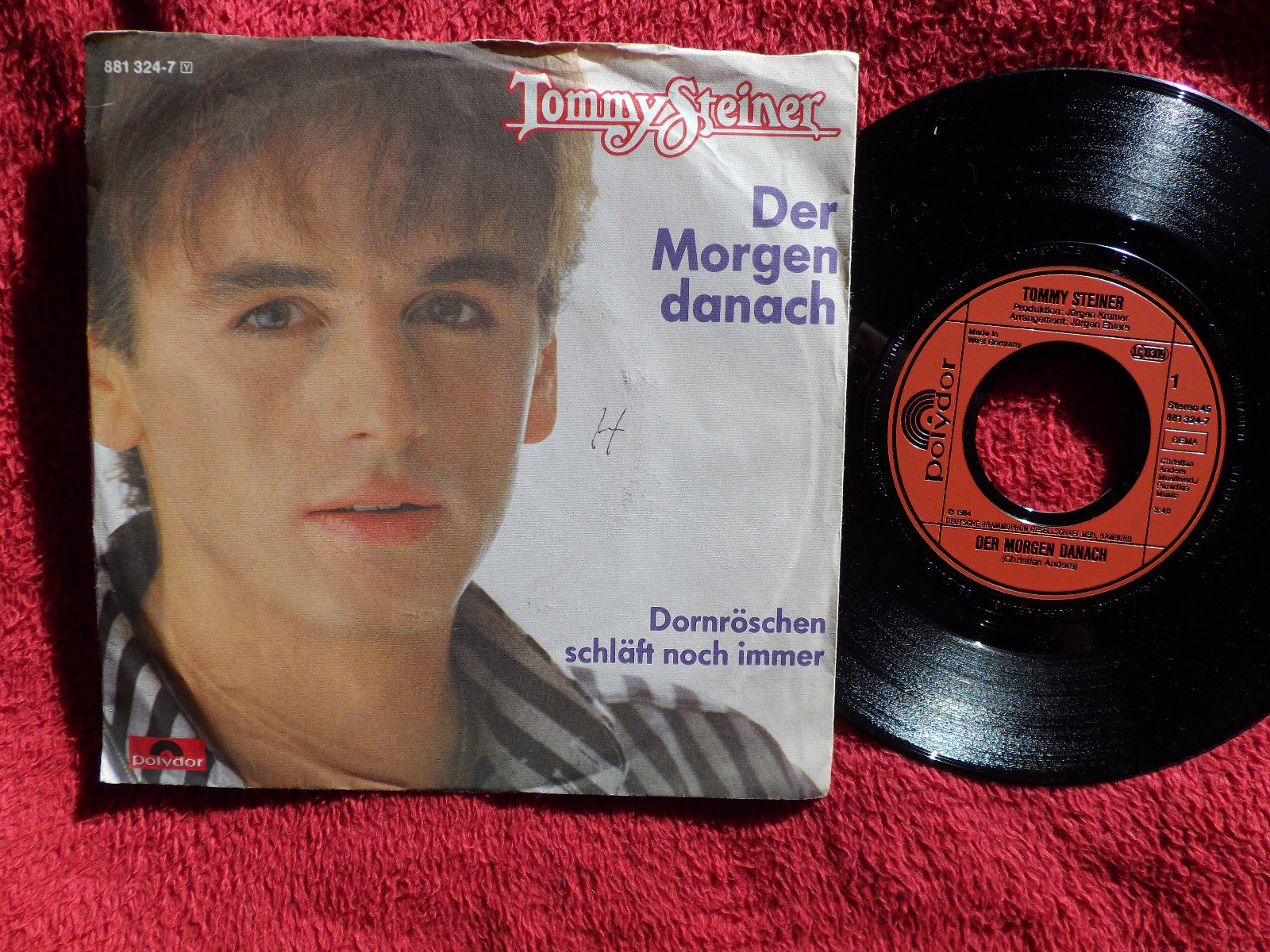 Tommy Steiner – Der Morgen danach / Dornröschen schläft noch immer | Polydor 881 324-7