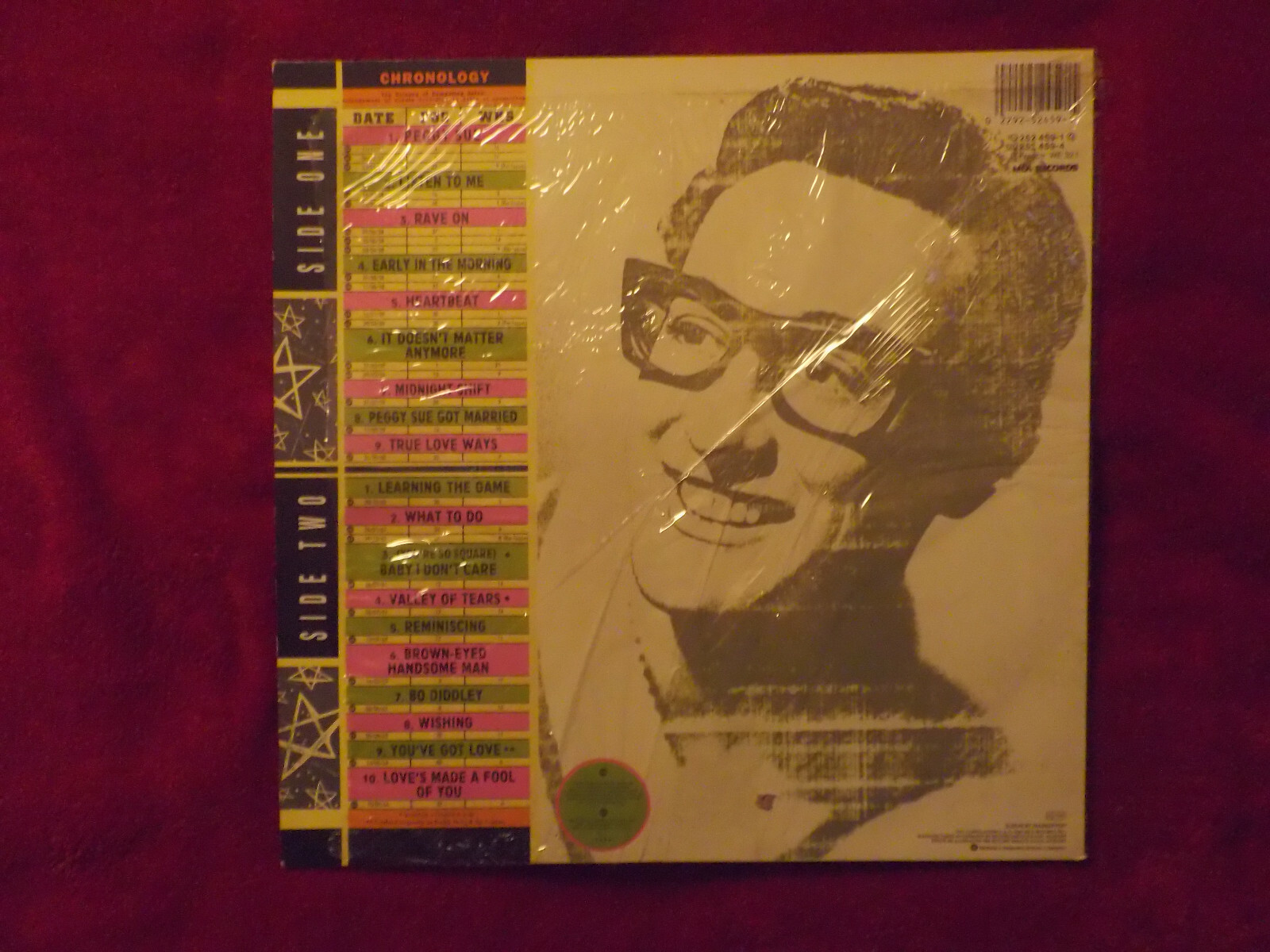 Buddy Holly – The Hit Singles Collection (MCA Records, LP, 1985), Bild 2
