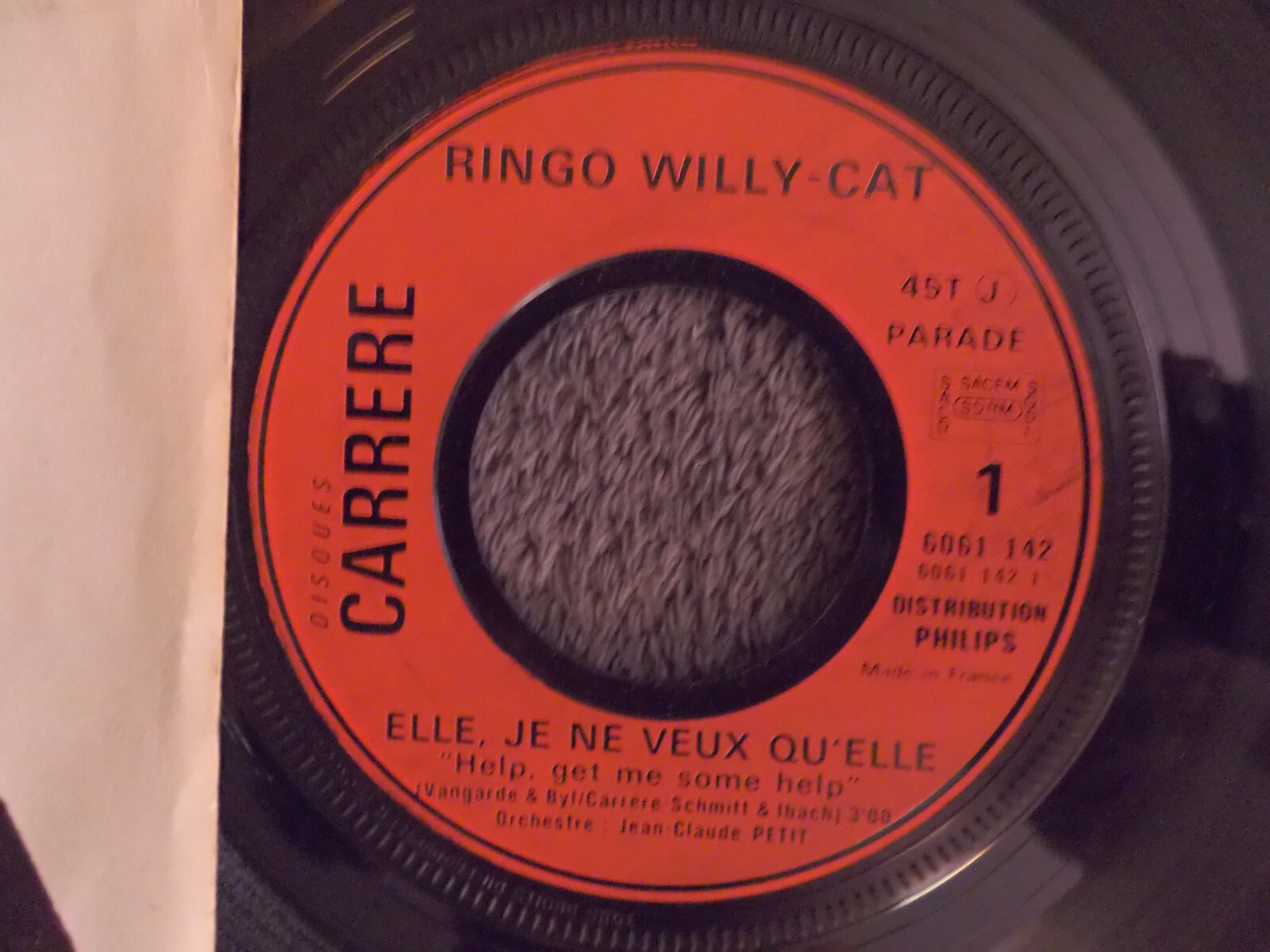 Ringo – Elle, je ne veux qu´elle / Juges (7-Inch-Single, 1973), Bild 2