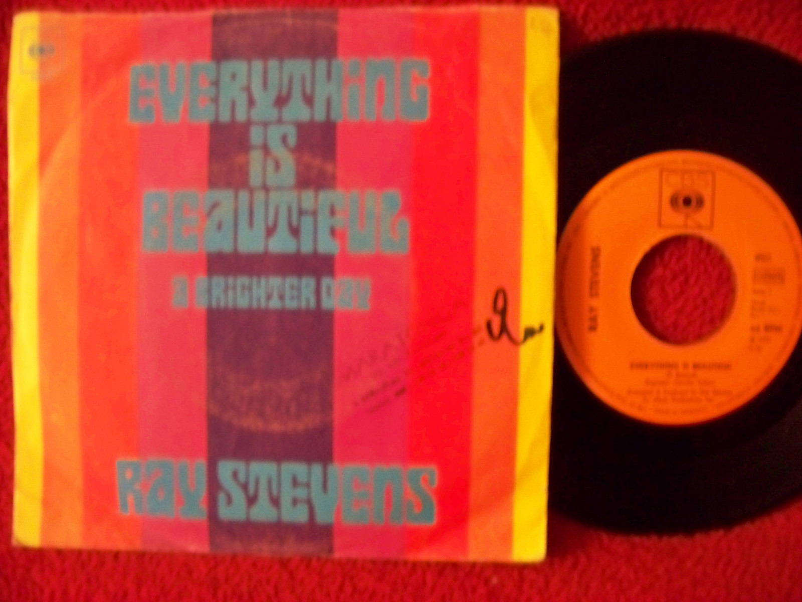 Ray Stevens – Everything Is Beautiful / A Brighter Day (CBS Records, 1970)