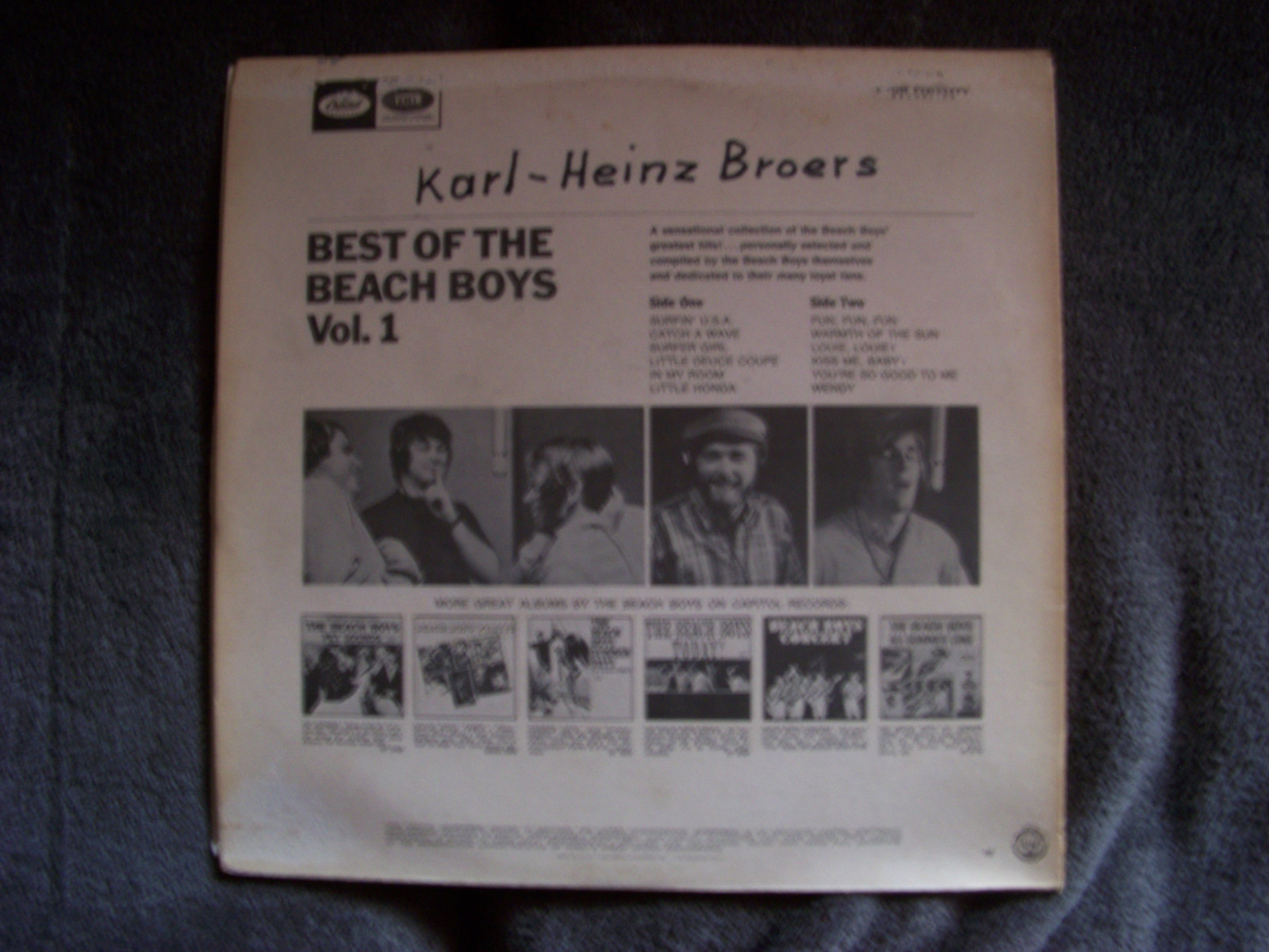 The Beach Boys – Best of the Beach Boys | Capitol Records Star Line, LP, Bild 2