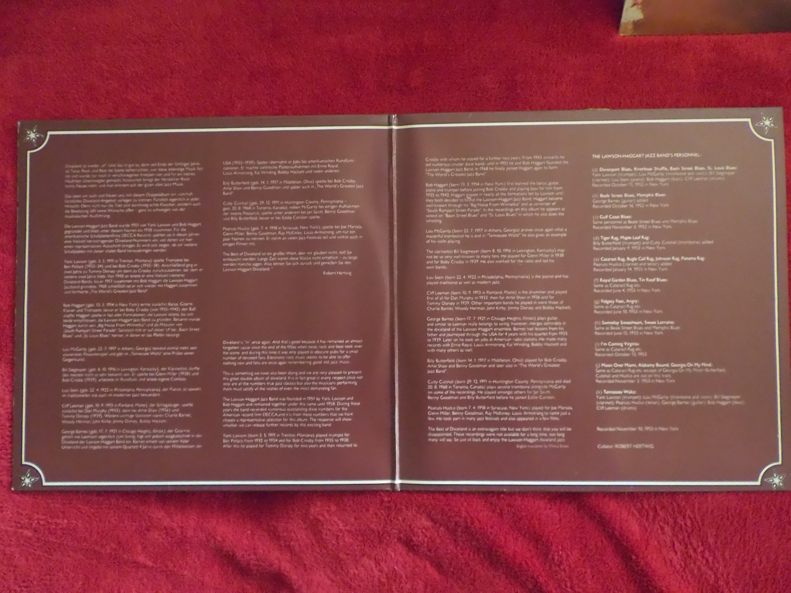 Lawson-Haggart Jazz Band – The best of Dixieland | D-LP, MCA Records, 1974, Bild 2