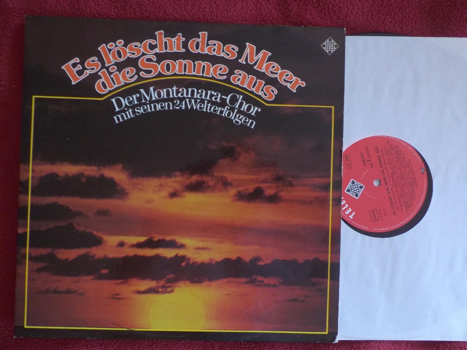 Der Montanara-Chor – Es löscht das Meer die Sonne aus | Doppel-LP, Telefunken
