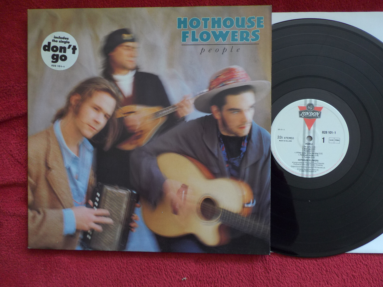 Hothouse Flowers – People (LP, London Records, 1988)