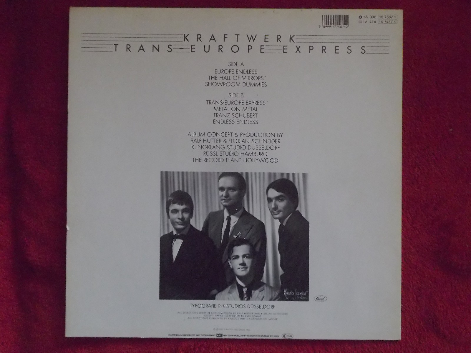 Kraftwerk – Trans-Europe Express | Capitol Records LP, Bild 4