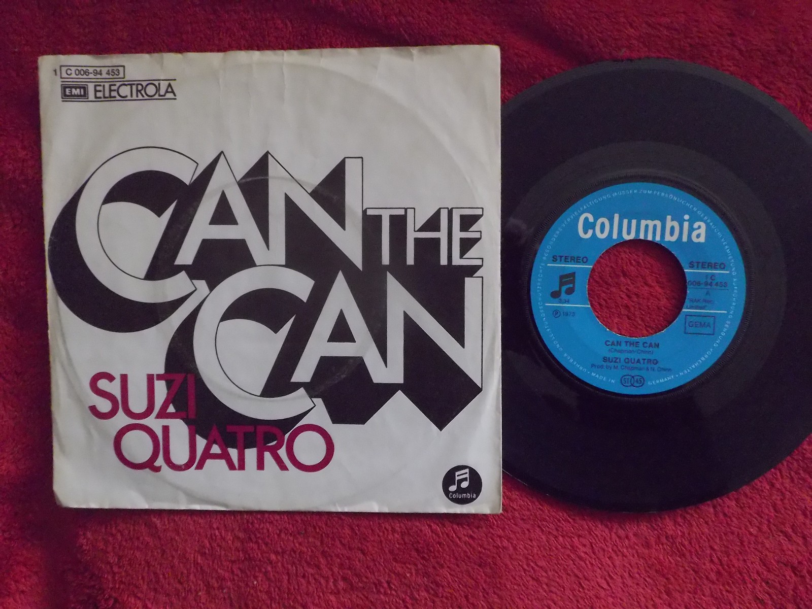 Suzi Quatro – Can the can / Ain´t ya somethin´ honey (Single, Columbia Records, 1973)