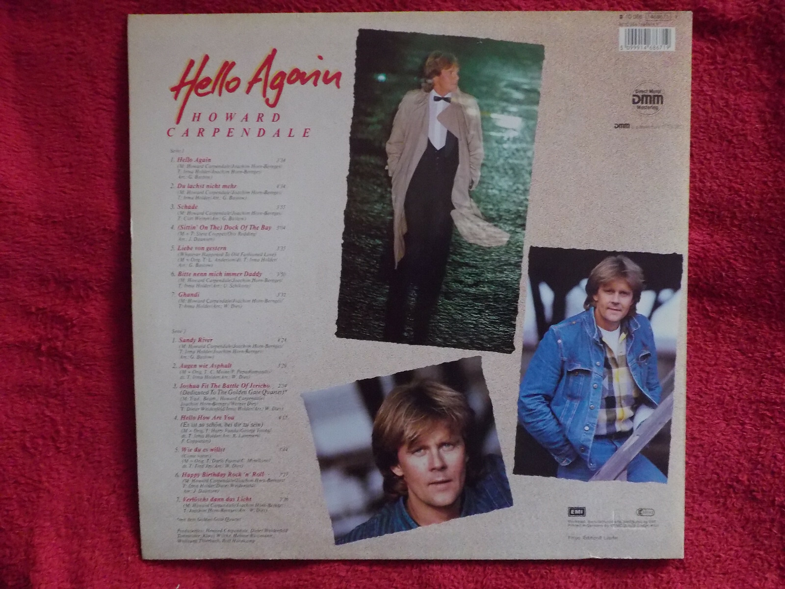 Howard Carpendale – Hello again | EMI Records, LP, 1984, Bild 2