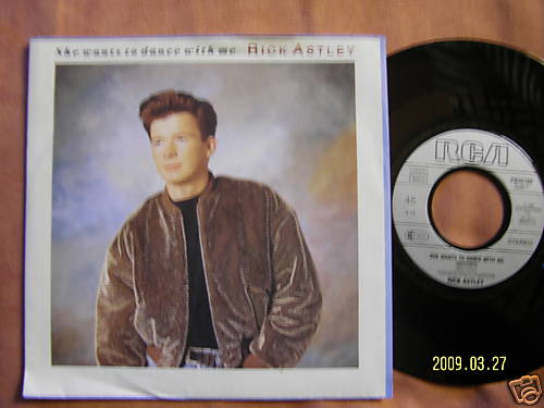 Rick Astley – She wants to dance with me / same instr. Version (Single, 1988)