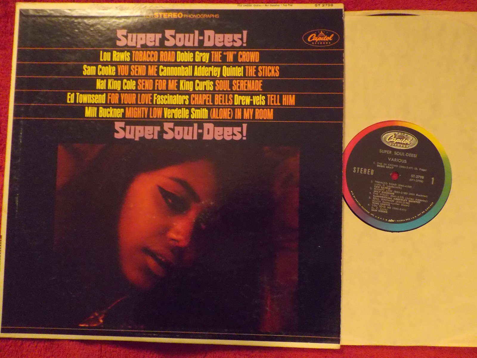 Various Artists – Super Soul-Dees ! (Capitol Records, ST-2798, LP)