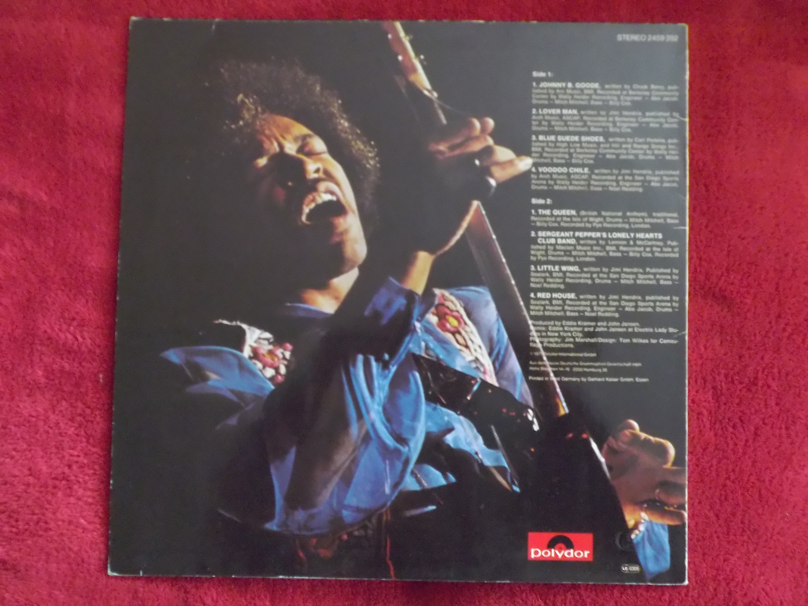 Jimi Hendrix – The Cry of Love (Polydor LP), Bild 4