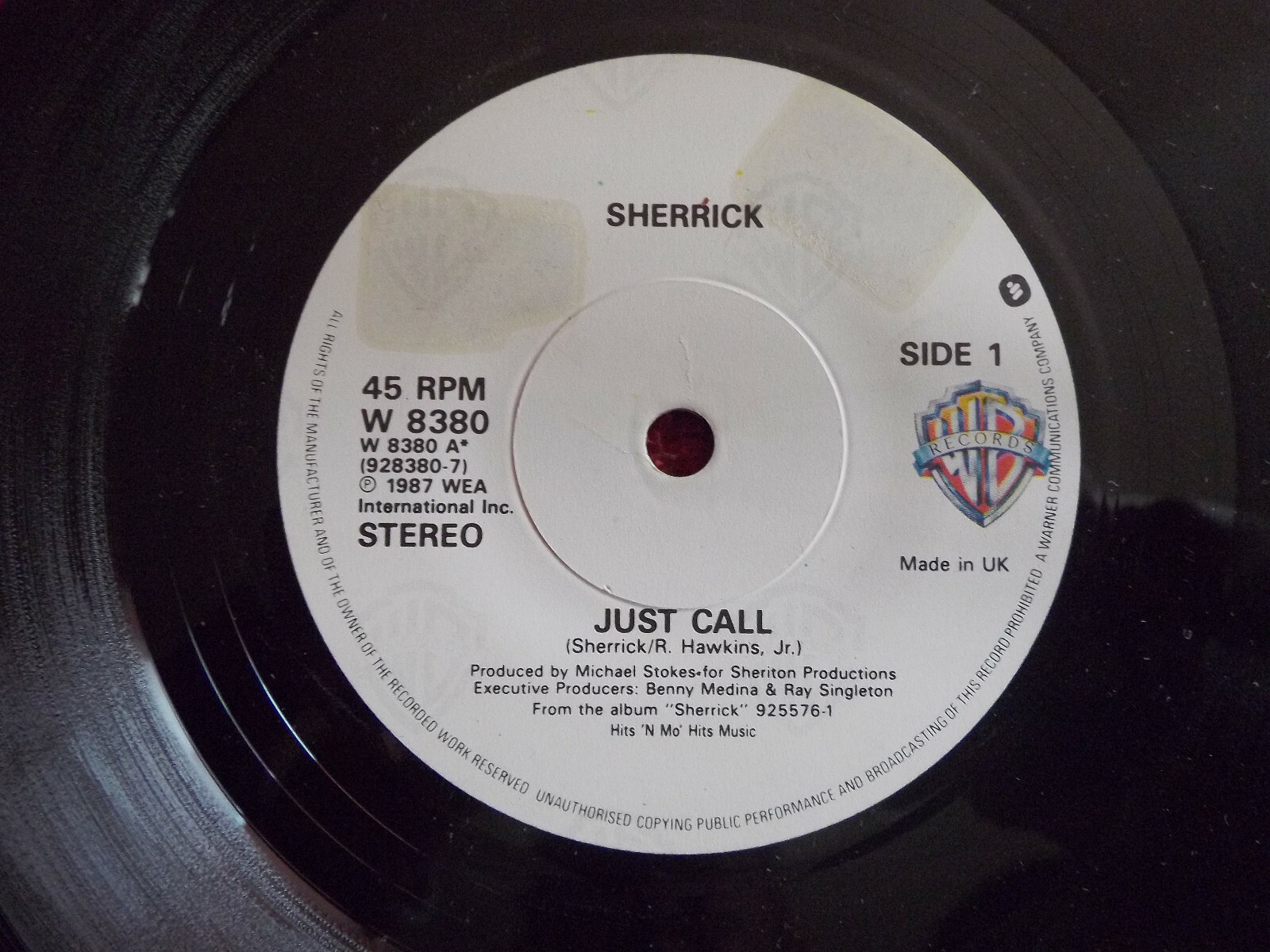 Sherrick – Just Call / I´m Scared ´a You | Warner Bros. Records W 8380