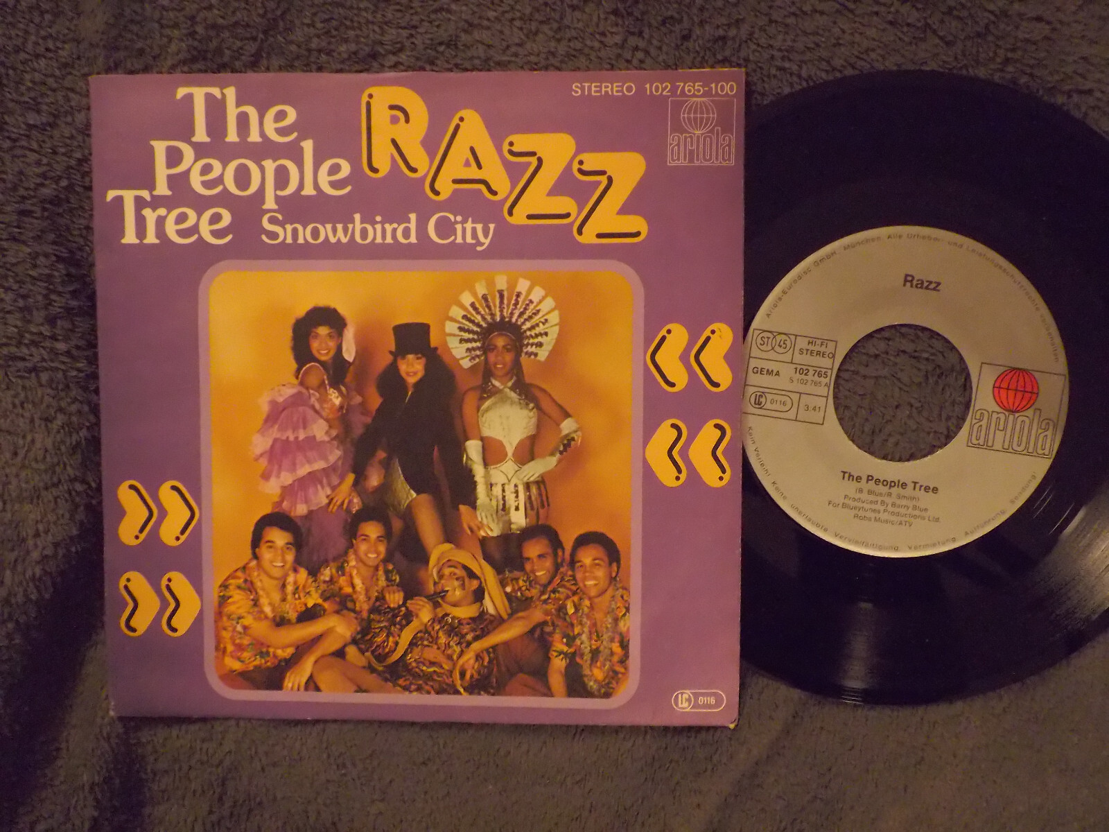 Razz – The people tree / Snowbird City | Ariola 102 765 | 7″-Single