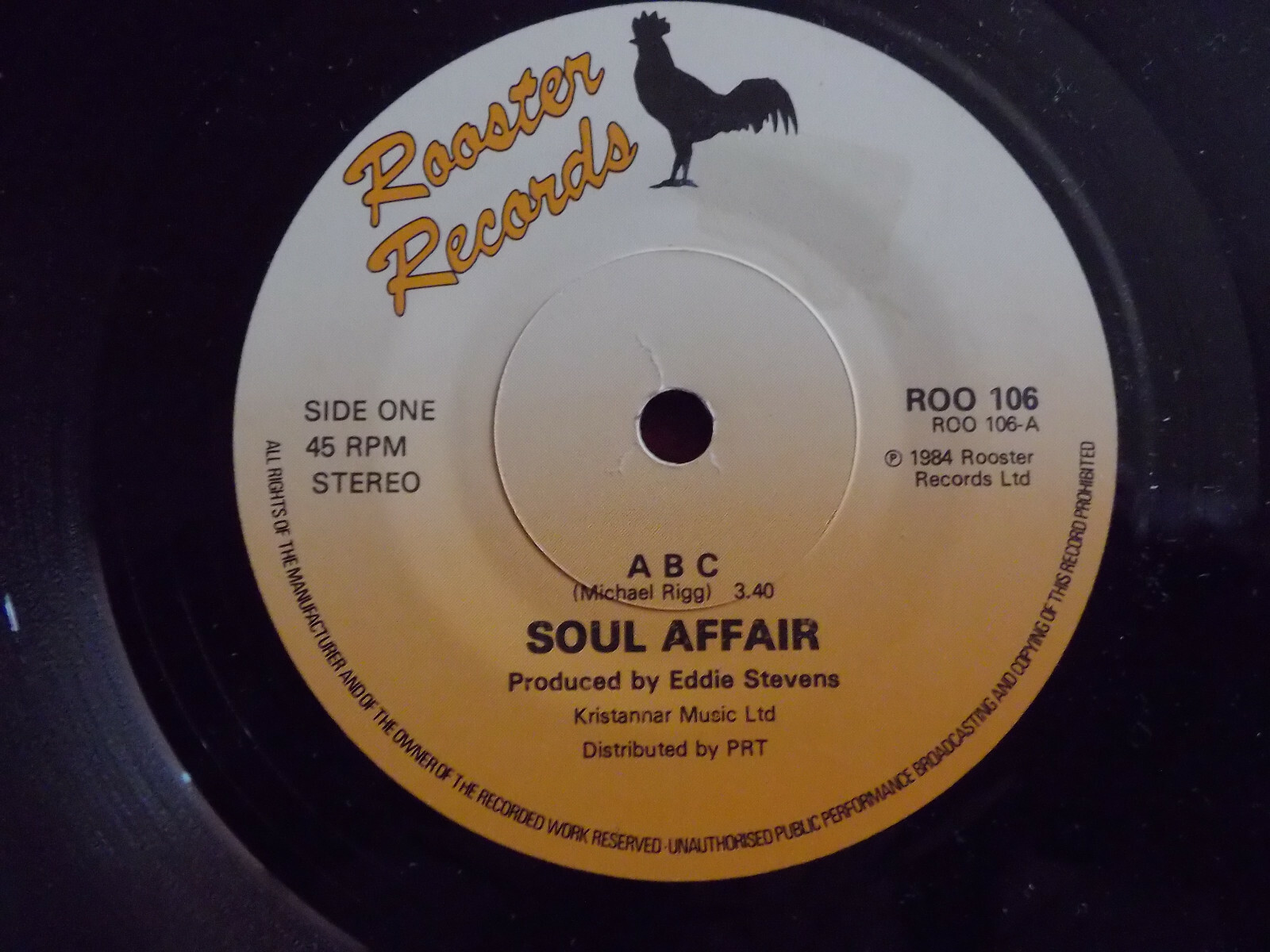 Soul Affair – ABC / Sugar daddy · Roaster Records · ROO 106 · 1984