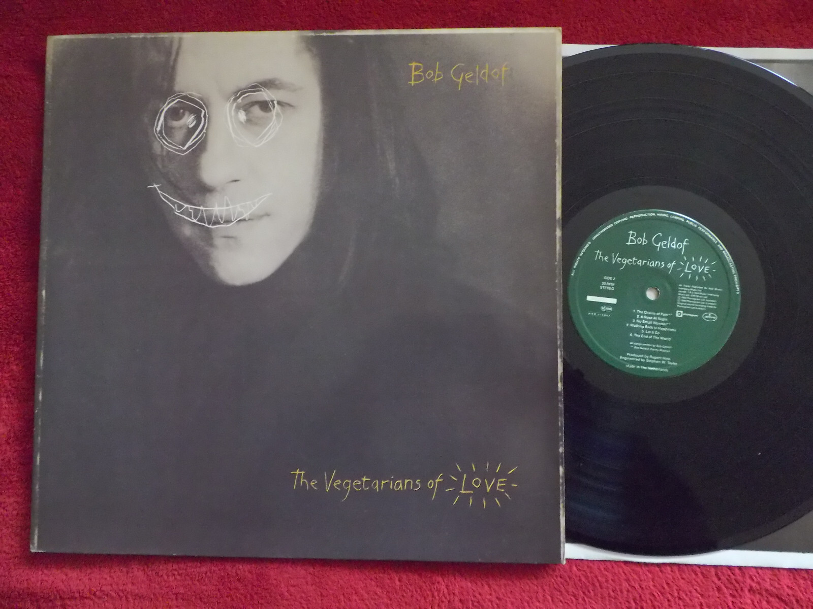 Bob Geldorf – The vegetarians of love (LP, Phonogram Records, 1990)