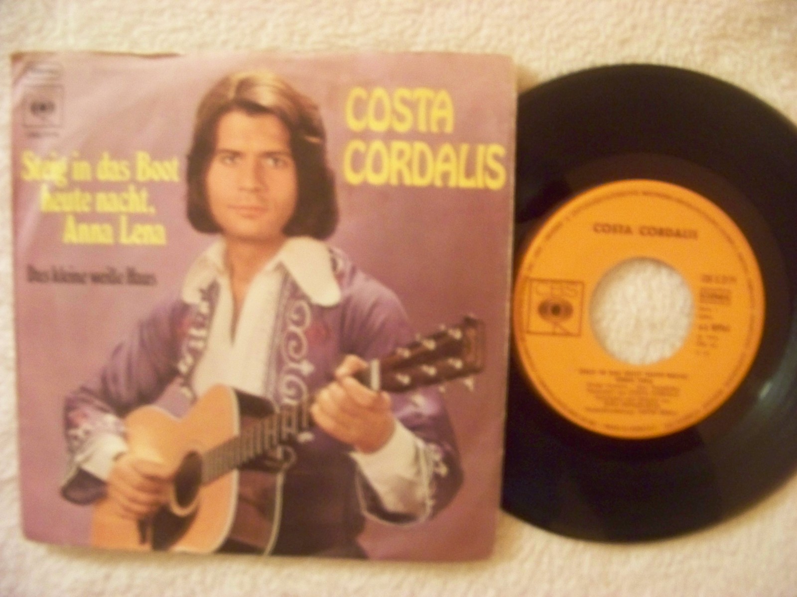 Costa Cordalis – Steig in das Boot heute nacht, Anna Lena / Das kleine weiße Haus (Single)
