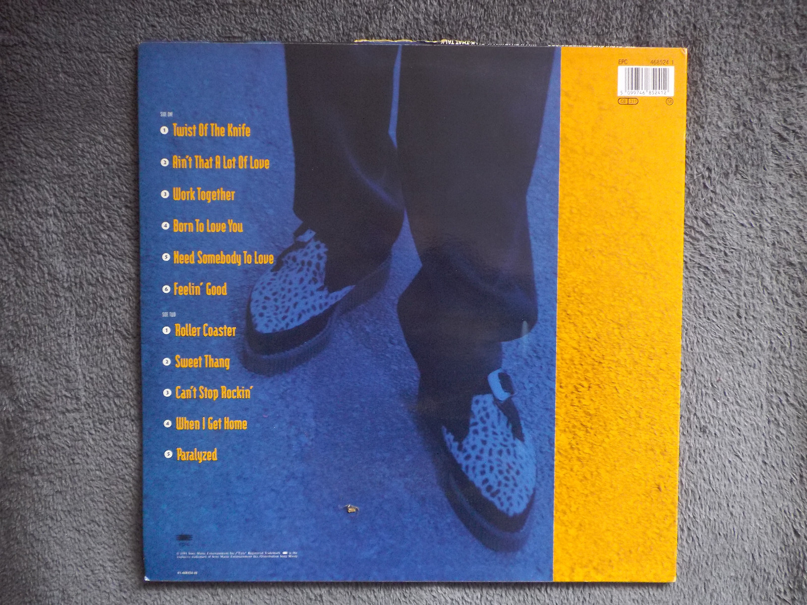 The Fabulous Thunderbirds – Walk That Walk, Talk That Talk | Epic Records 468524 1 | LP, Niederlande, 1991, Bild 3