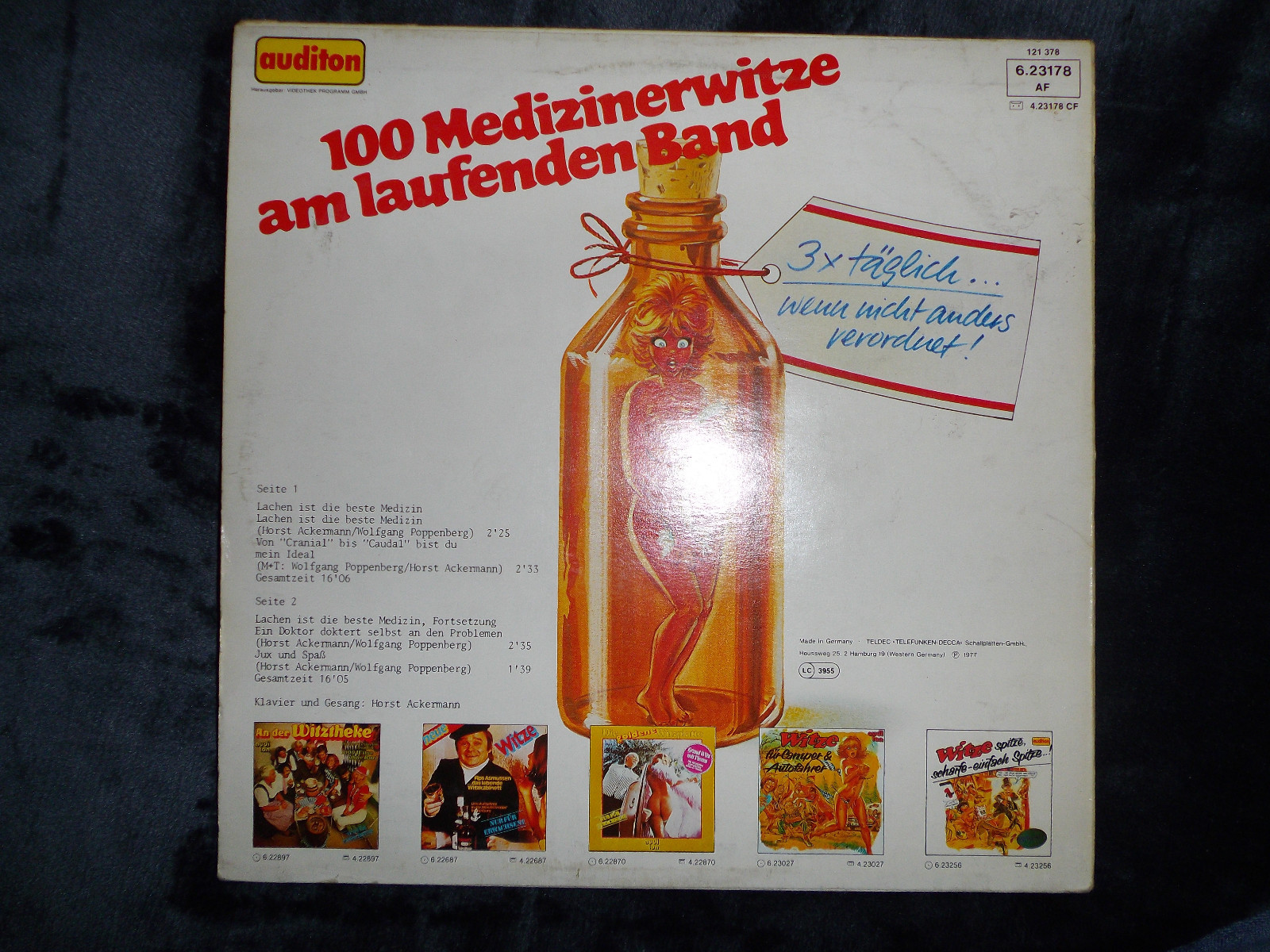 Various – Lachen ist die beste Medizin – LP, Bild 2