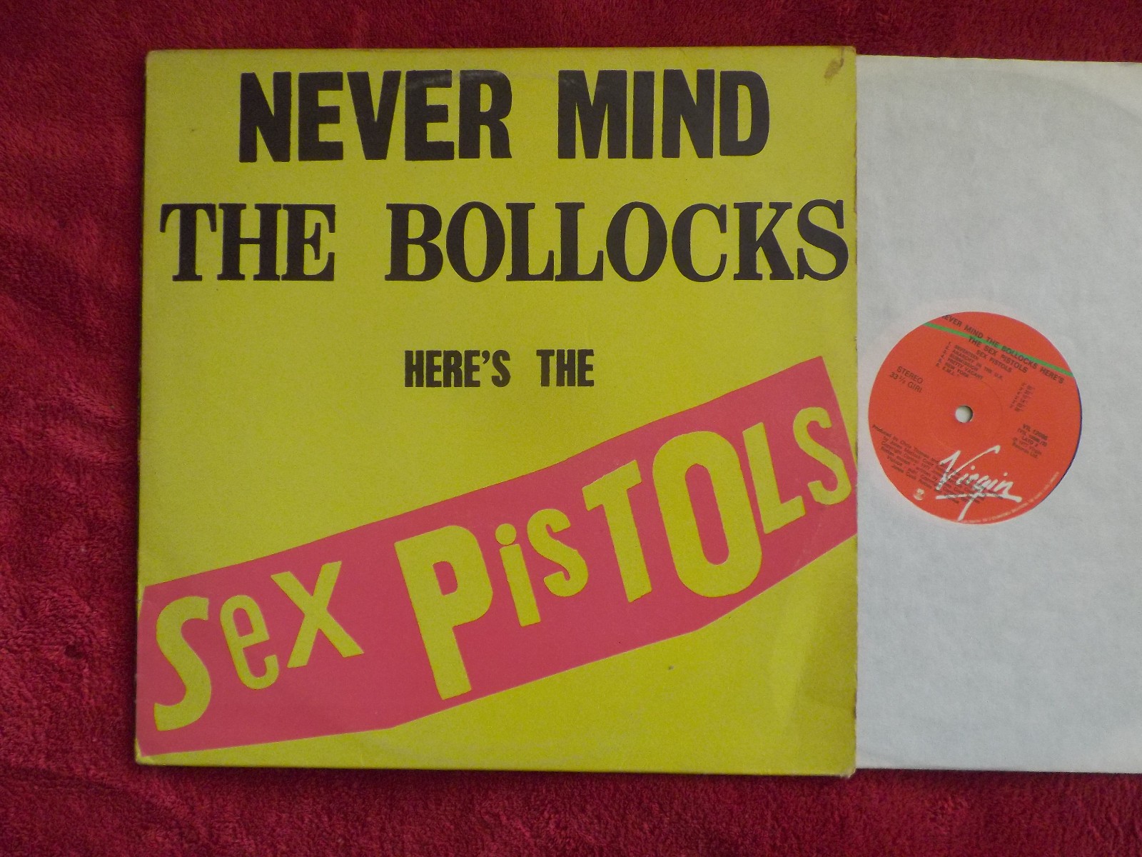 Sex Pistols – Never Mind the Bollocks | Virgin Records, italienische LP-Wiederveröffentlichung