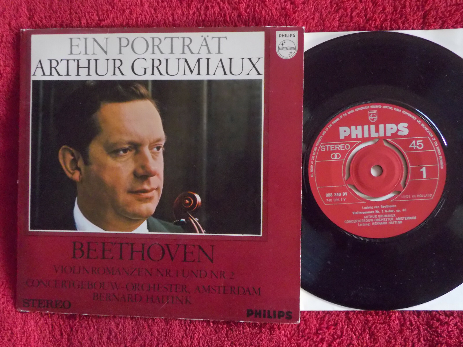 Arthur Grumiaux – Ein Porträt | Philips Records, Single